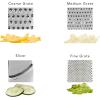 imageKitchenAid Gourmet 4Sided Stainless Steel Box Grater for Fine Medium and Coarse Grate and Slicing Detachable 3 Cup Storage Container and Measurment Markings Dishwasher Safe 10 inches tall AquaEmpire Red
