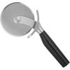 imageKitchenAid Gourmet Stainless Steel Pizza Wheel with Sharp Blade to Easily Cutting Pizza Crusts Pies and more Finger Guard for Safety and Comfort Grip to Protect Fingers Dishwasher Safe BlackMatte Black