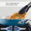 imageKitchenAid Hard Anodized Ceramic 9Piece Nonstick Cookware Set  Includes Fry Pans Saucepan Stockpot Durable Even Heating Oven Safe to 500F PistachioBlue Velvet