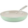 imageKitchenAid Hard Anodized Ceramic 9Piece Nonstick Cookware Set  Includes Fry Pans Saucepan Stockpot Durable Even Heating Oven Safe to 500F PistachioPistachio