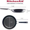 imageKitchenAid Hard Anodized Nonstick Frying PansSkillet Set 825 Inch and 10 Inch Onyx BlackOnyx Black
