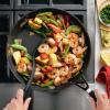 imageKitchenAid Hard Anodized Nonstick Frying PansSkillet Set 825 Inch and 10 Inch Onyx BlackOnyx Black