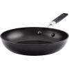 imageKitchenAid Hard Anodized Nonstick Frying PansSkillet Set 825 Inch and 10 Inch Onyx BlackOnyx Black