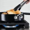 imageKitchenAid Hard Anodized Nonstick SauteFry Pan with Lid 3 Quart Onyx BlackOnyx Black