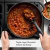 imageKitchenAid Hard Anodized Nonstick Stockpot with Lid 8 Quart Onyx BlackOnyx Black