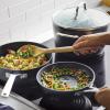 imageKitchenAid Hard Anodized Roasting PanRoaster with Removable Rack 13 Inch x 1575 Inch Matte BlackCookware Set 10 Piece