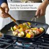 imageKitchenAid Hard Anodized Roasting PanRoaster with Removable Rack 13 Inch x 1575 Inch Matte BlackGrill Pan 1125