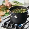 imageKitchenAid Hard Anodized Roasting PanRoaster with Removable Rack 13 Inch x 1575 Inch Matte BlackSaucepan 3 Quart