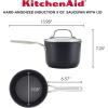 imageKitchenAid Hard Anodized Roasting PanRoaster with Removable Rack 13 Inch x 1575 Inch Matte BlackSaucepan 3 Quart