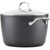imageKitchenAid Hard Anodized Roasting PanRoaster with Removable Rack 13 Inch x 1575 Inch Matte BlackStockpot 8 Quart