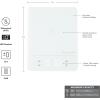 imageKitchenAid KQ913MW Digital Waterproof IPx7 Kitchen and Food Scale LED readout 11 Pound Max Capacity Mineral WaterWhite