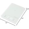 imageKitchenAid KQ913MW Digital Waterproof IPx7 Kitchen and Food Scale LED readout 11 Pound Max Capacity Mineral WaterWhite