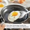 imageKitchenAid NITRO Carbon Steel Frying PanSkillet Stainless Steel Handle Compatible with All Cooktops 12 Inch Fry Pan with Side Handle  BlackSkillet 85 Inch