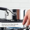 imageKitchenAid Saucepan with Pour Spouts 1 Quart Brushed Stainless Steel 71018Brushed Stainless Steel