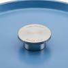 imageKitchenAid Seasoned Cast Iron Dutch OvenCasserole 6 Quart  BlackBlue Velvet
