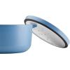 imageKitchenAid Seasoned Cast Iron Dutch OvenCasserole 6 Quart  BlackBlue Velvet