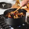 imageKitchenAid Seasoned Cast Iron Dutch OvenCasserole 6 Quart  BlackCast Iron Black