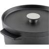 imageKitchenAid Seasoned Cast Iron Dutch OvenCasserole 6 Quart  BlackCast Iron Black