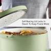 imageKitchenAid Seasoned Cast Iron Dutch OvenCasserole 6 Quart  BlackPistachio