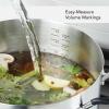 imageKitchenAid Stainless Steel CookwarePots and Pans Set 10 Piece Brushed Stainless Steel