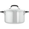 imageKitchenAid Stainless Steel CookwarePots and Pans Set 10 Piece Brushed Stainless Steel