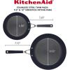 imageKitchenAid Stainless Steel Nonstick Frying PanSkillet 8 Inch Brushed Stainless SteelBrushed Stainless Steel