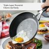 imageKitchenAid Stainless Steel Nonstick Frying PanSkillet 8 Inch Brushed Stainless SteelBrushed Stainless Steel