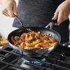 imageKitchenAid Stainless Steel Nonstick Frying PanSkillet 8 Inch Brushed Stainless SteelBrushed Stainless Steel