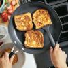 imageKitchenAid Stainless Steel Nonstick Frying PanSkillet 8 Inch Brushed Stainless SteelBrushed Stainless Steel