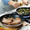 imageKitchenAid Stainless Steel Nonstick Frying PanSkillet 8 Inch Brushed Stainless SteelBrushed Stainless Steel