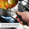 imageKitchenAid Stainless Steel Saucepan with Measuring Marks and Lid 2 Quart Brushed Stainless SteelBrushed Stainless Steel