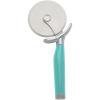 imageKitchenAid Classic Pizza Wheel with Sharp Blade For Cutting Through Crusts Pies and More Built In Finger Guard for Safety and Comfort Grip to Protect Fingers Dishwasher Safe 9Inch RedAqua Sky