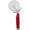 imageKitchenAid Classic Pizza Wheel with Sharp Blade For Cutting Through Crusts Pies and More Built In Finger Guard for Safety and Comfort Grip to Protect Fingers Dishwasher Safe 9Inch RedRed