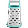 imageKitchenAid Gourmet 4Sided Stainless Steel Box Grater for Fine Medium and Coarse Grate and Slicing Detachable 3 Cup Storage Container and Measurment Markings Dishwasher Safe 10 inches tall AquaAqua Sky