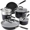 imageKitchenAid Hard Anodized Nonstick CookwarePots and Pans Set 10 Piece Matte Black