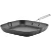 imageKitchenAid Hard Anodized Roasting PanRoaster with Removable Rack 13 Inch x 1575 Inch Matte BlackGrill Pan 1125