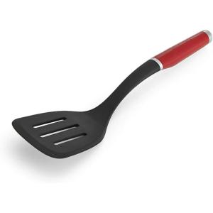 imageKitchenAid Classic Slotted Turner One Size Black 2 1366InchRed