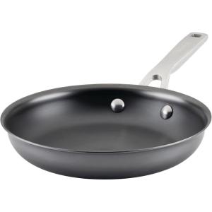 imageKitchenAid NITRO Carbon Steel Frying PanSkillet Stainless Steel Handle Compatible with All Cooktops 12 Inch Fry Pan with Side Handle  BlackSkillet 85 Inch