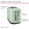imageKitchenAid 2 Slice Automatic Toaster with Extra Wide Slots KMT2109ER Empire RedPistachio