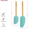 imageKitchenAid Bamboo Spatula Set 2Piece Aqua SkyAqua Sky 2