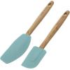 imageKitchenAid Bamboo Spatula Set 2Piece Aqua SkyAqua Sky