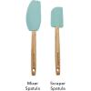 imageKitchenAid Bamboo Spatula Set 2Piece Aqua SkyAqua Sky