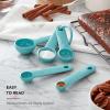 imageKitchenAid Classic Measuring Spoons Set of 5 Aqua SkyBlackAqua Sky