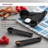 imageKitchenAid Classic Measuring Spoons Set of 5 Aqua SkyBlackBlack