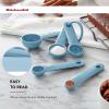 imageKitchenAid Classic Measuring Spoons Set of 5 Aqua SkyBlackBlue Velvet
