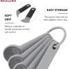 imageKitchenAid Classic Measuring Spoons Set of 5 Aqua SkyBlackGray