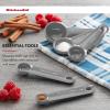 imageKitchenAid Classic Measuring Spoons Set of 5 Aqua SkyBlackGray