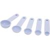 imageKitchenAid Classic Measuring Spoons Set of 5 Aqua SkyBlackLavender
