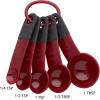 imageKitchenAid Classic Measuring Spoons Set of 5 Aqua SkyBlackRedBlack