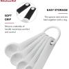 imageKitchenAid Classic Measuring Spoons Set of 5 Aqua SkyBlackWhite